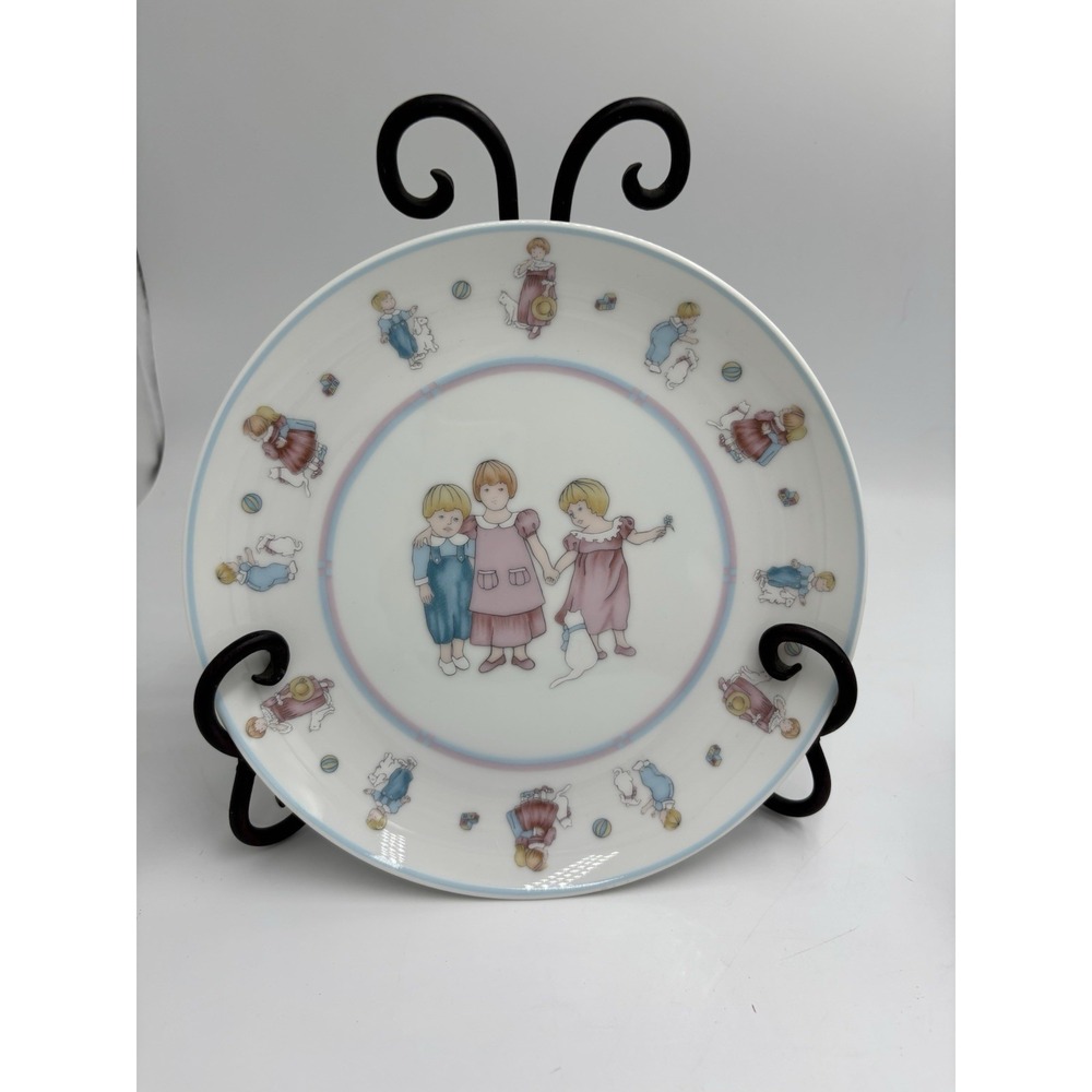 Baby Dior (Christian Dior) 'Les Enfants' Fine China Plate Bowl And Mug Set Of 3 - Picture 5 of 10